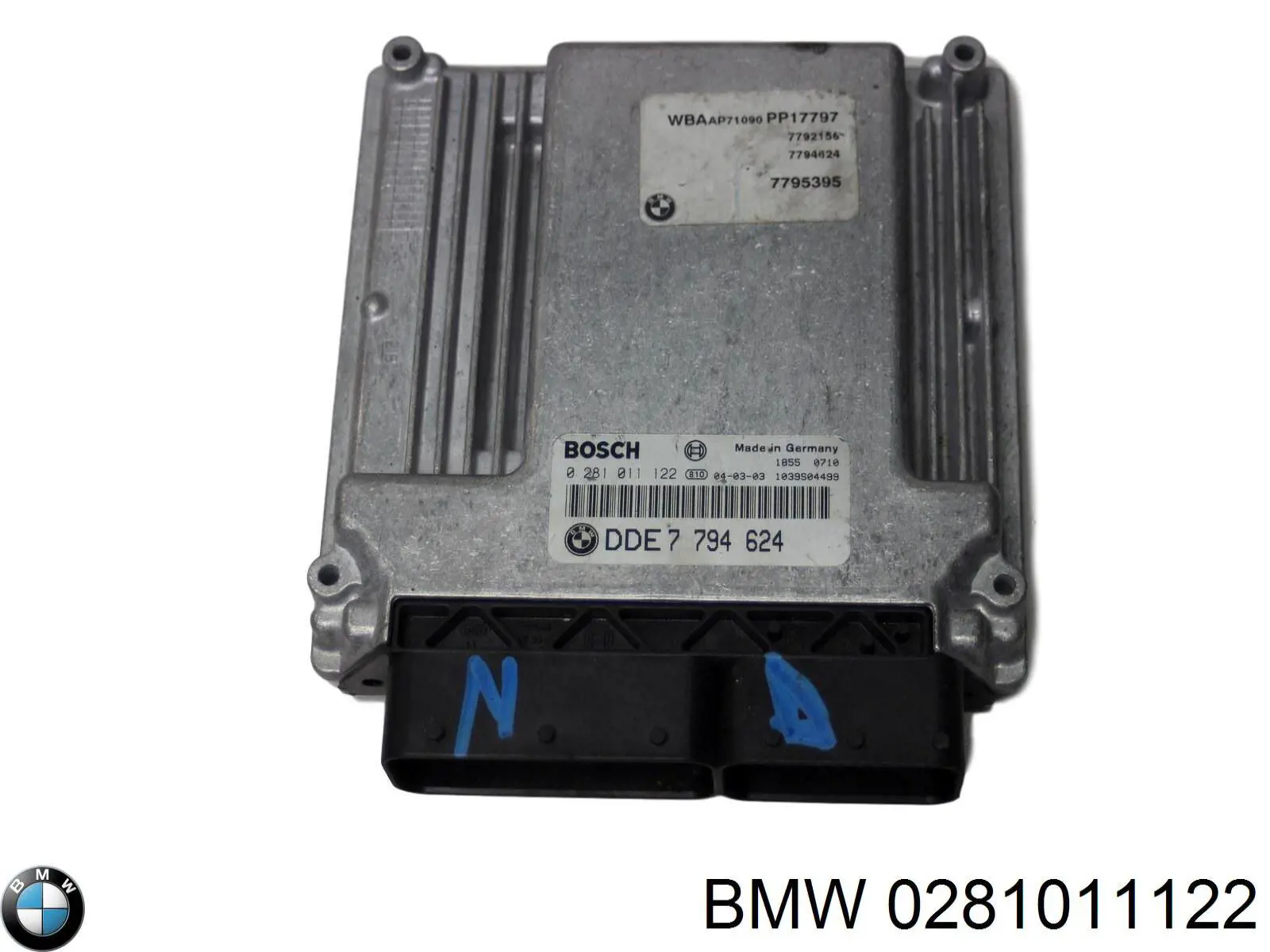 Блок управления двигателем 0281011122 BMW