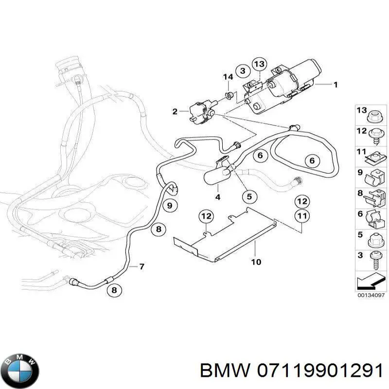 Купить 07119901291 BMW 
