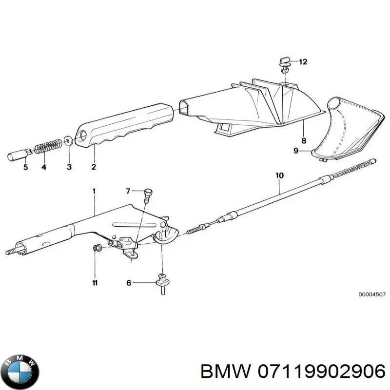 Болт нижнего рычага 07119902906 BMW