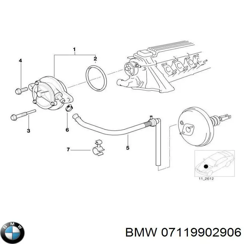 Купить 07119902906 BMW Болт нижнего рычага