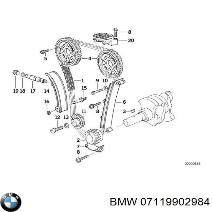  BMW 07119902984 цена, от 0.74 USD