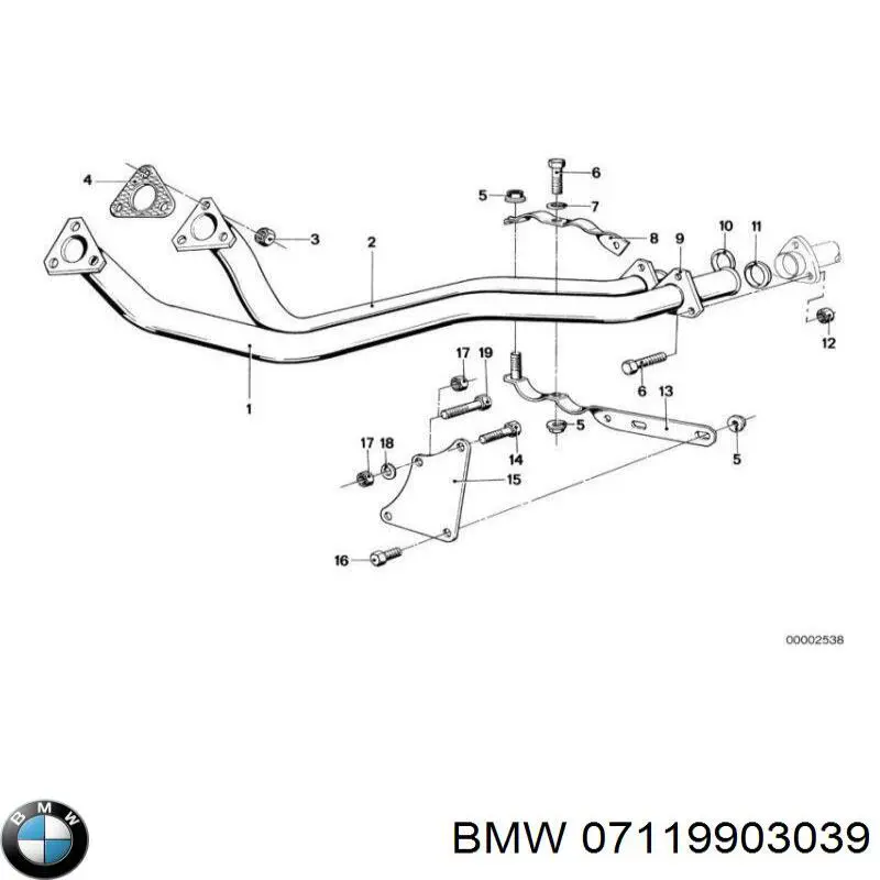 Болт головки блока цилиндров, ГБЦ BMW 07119903039 цена, от 0.52 USD