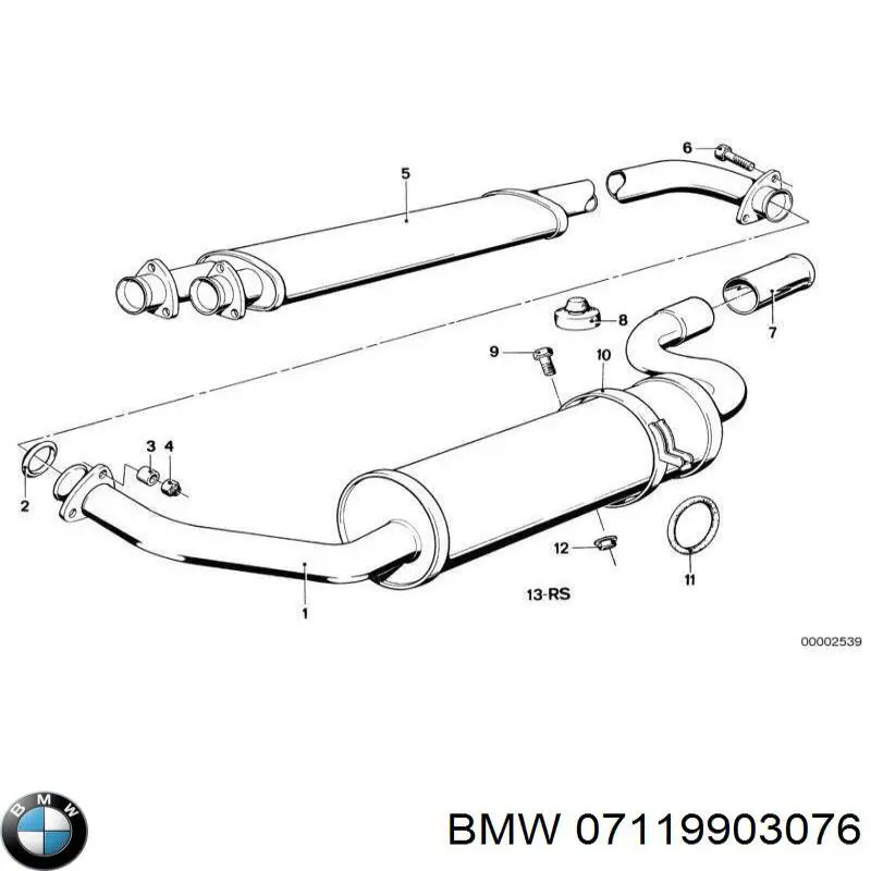 Болт ГБЦ 07119903076 BMW