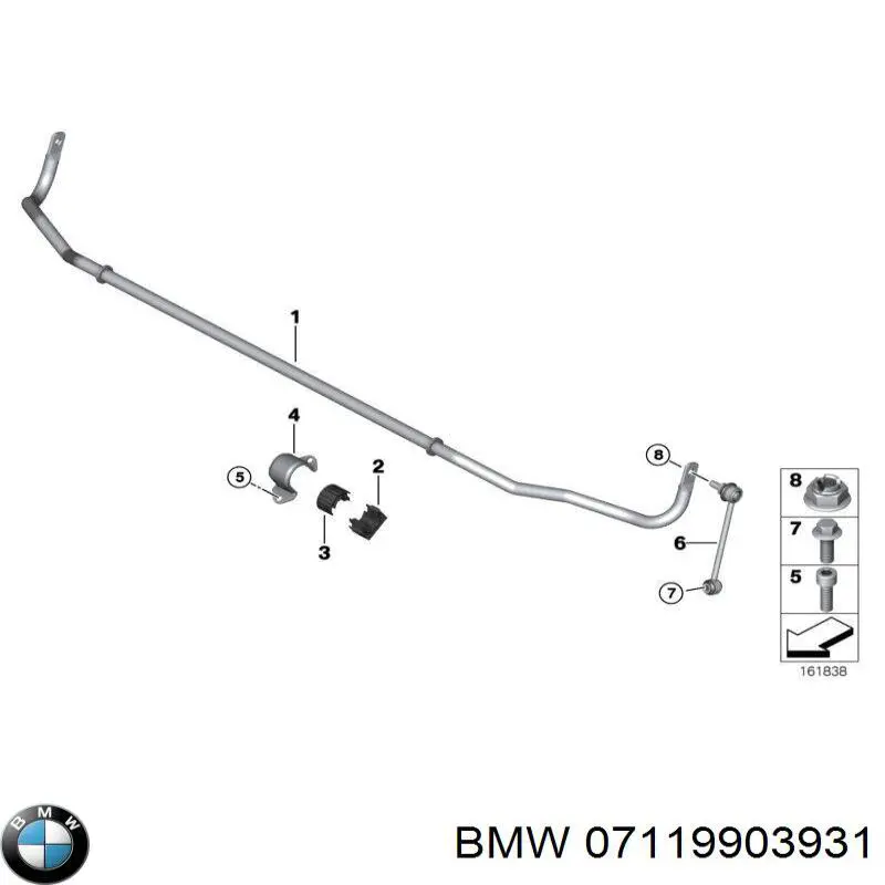 Болт переднего рычага, нижнего BMW 07119903931 цена, от 0.74 USD