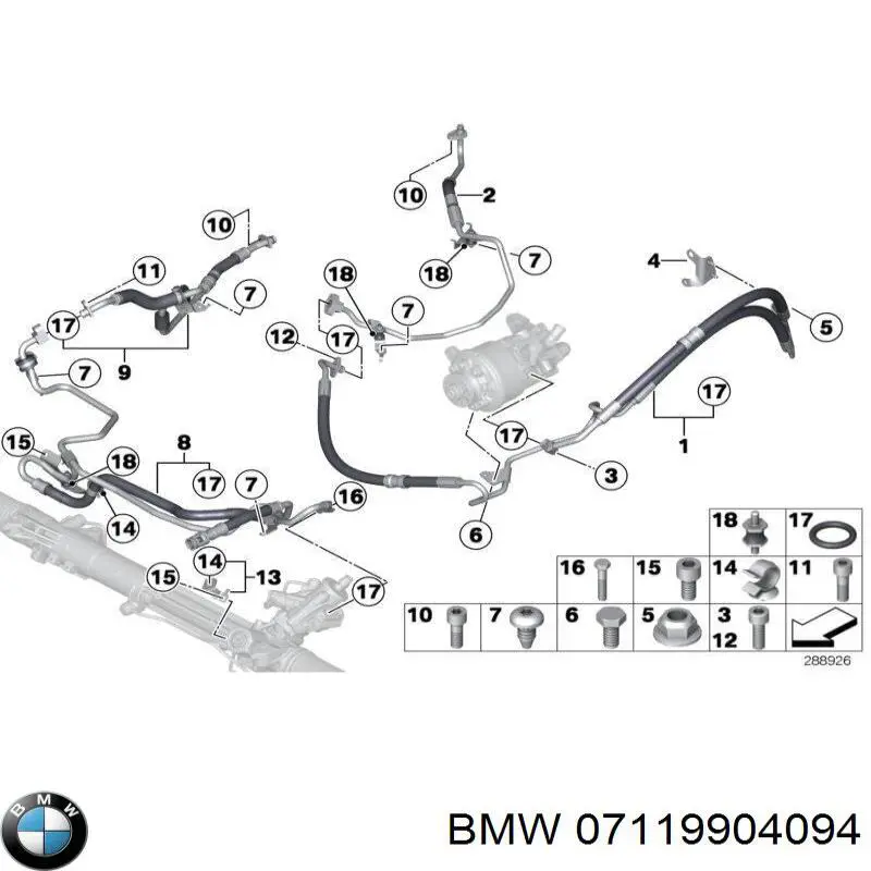 Купить 7119905524 BMW 