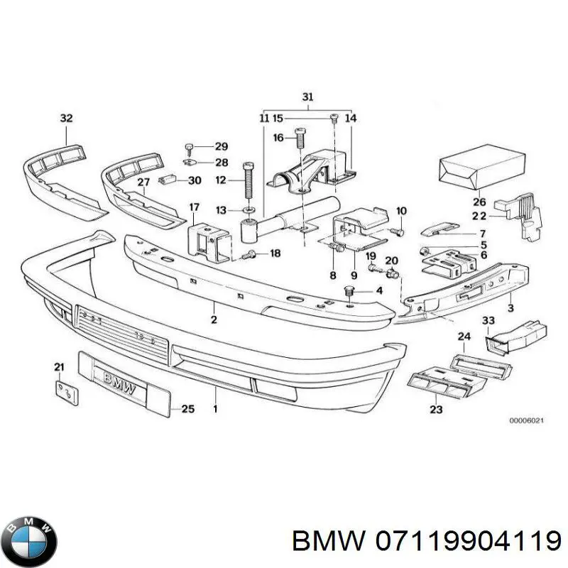 Купить 07119904119 BMW Шайба форсунки