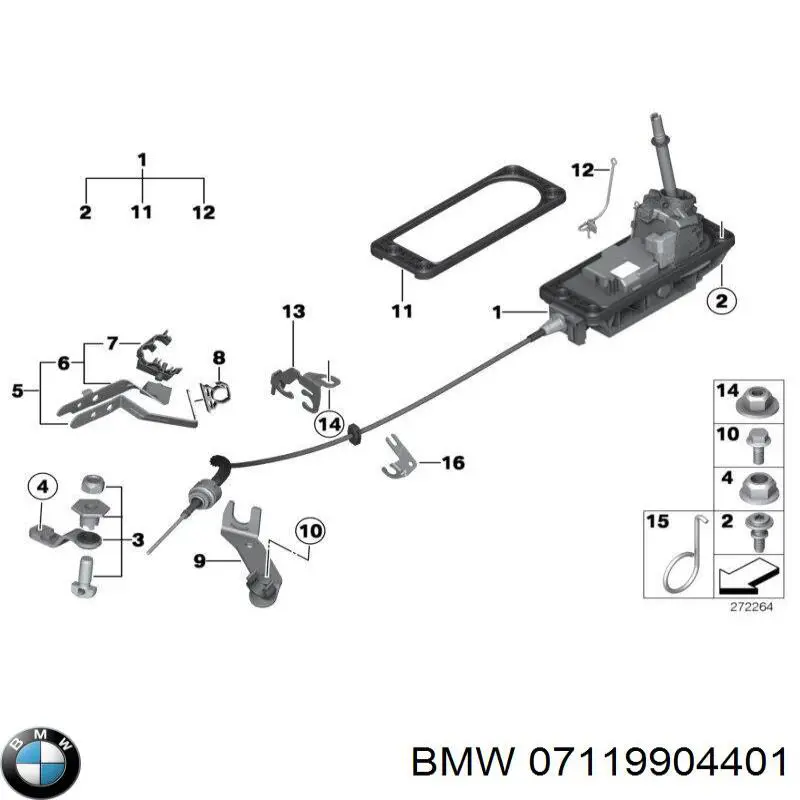 07119904401 BMW parafuso