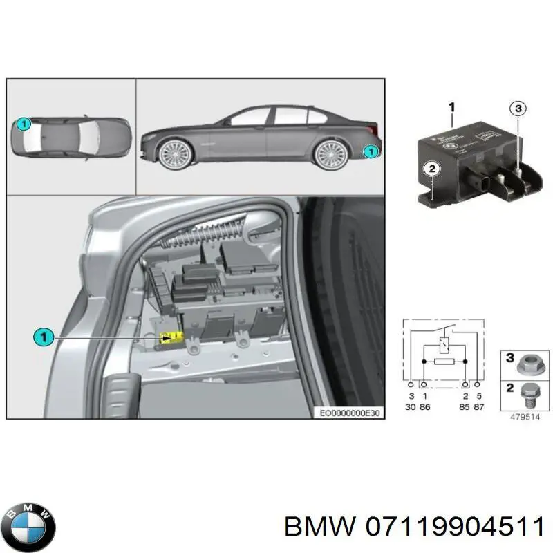 Купить 07119904511 BMW Болт нижнего рычага