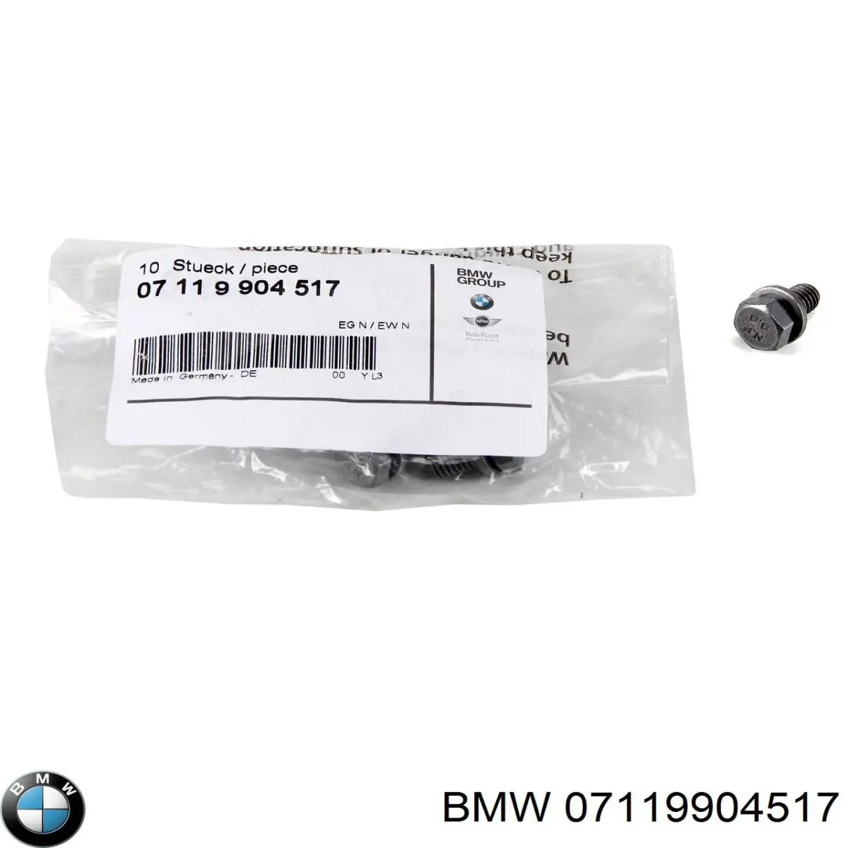 Болт переднего рычага, нижнего BMW 7119904517 цена, от 1.41 USD
