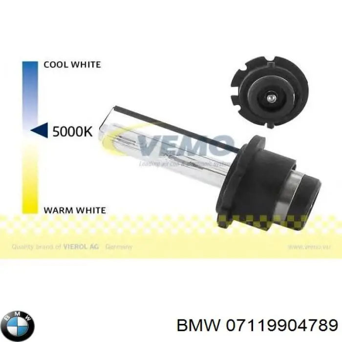 Лампочка ксеноновая 07119904789 BMW