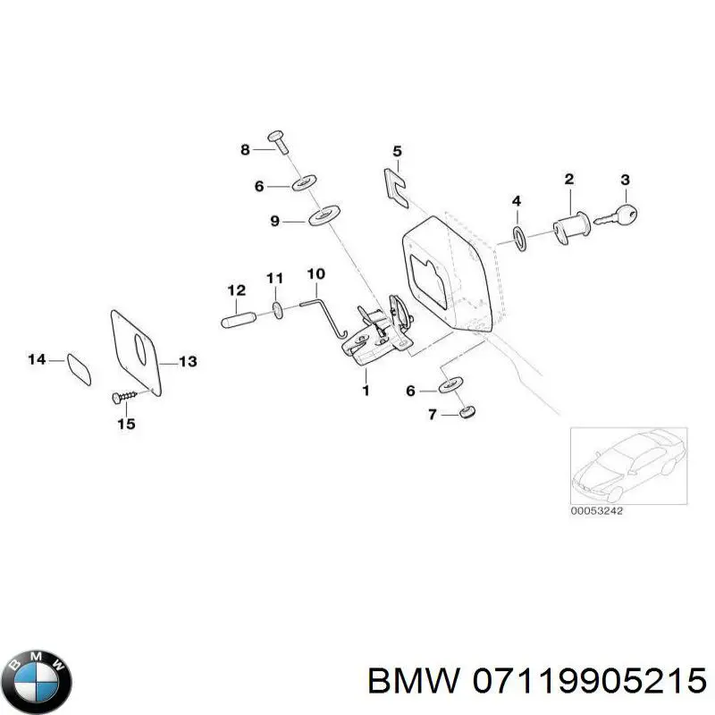 Болт ГБЦ 07119905215 BMW