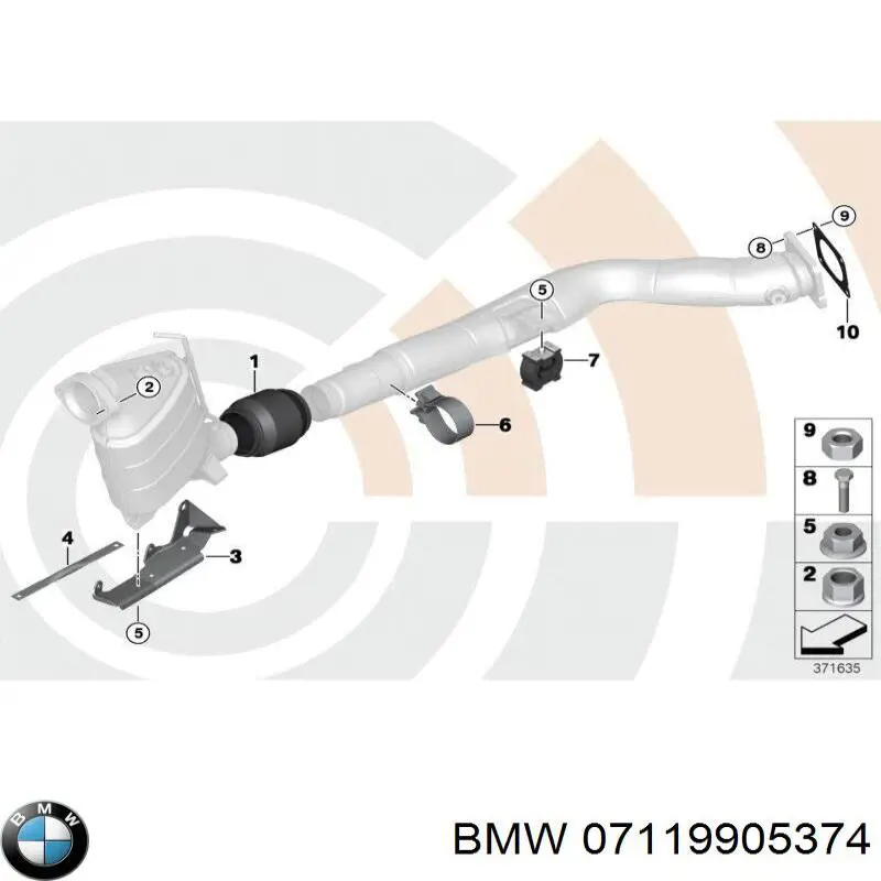 Купить 7119905374 BMW 