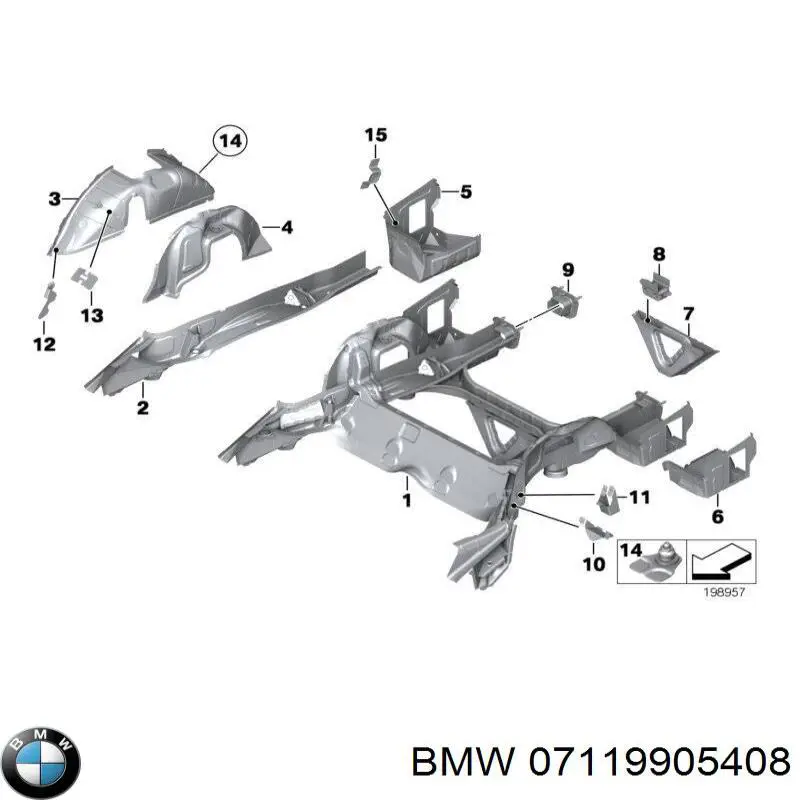 Купить 07119905408 BMW 