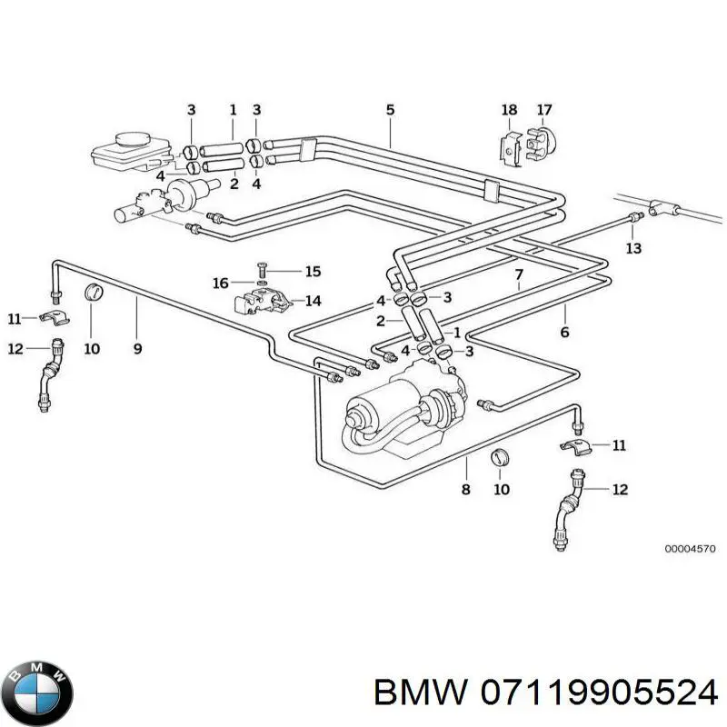 Купить 07119905524 BMW 