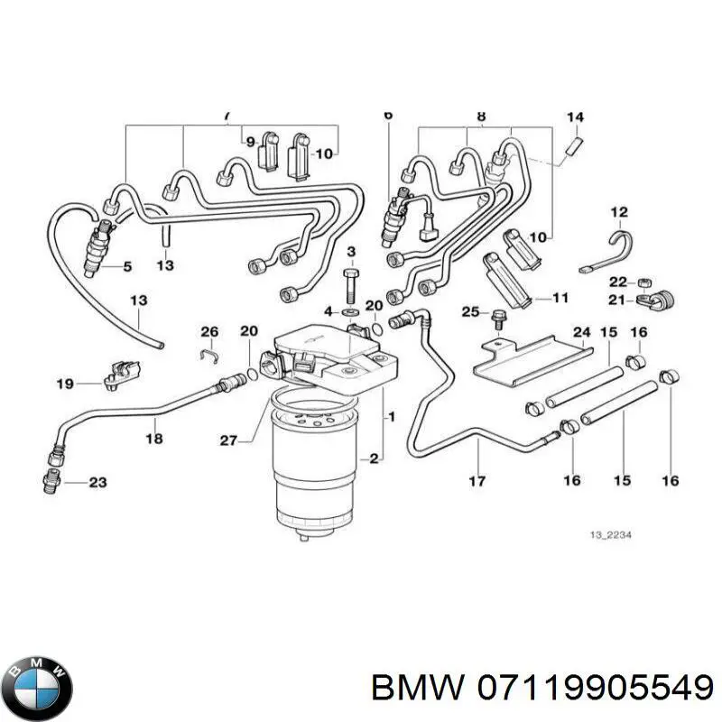 Купить 07119905549 BMW Болт ГБЦ