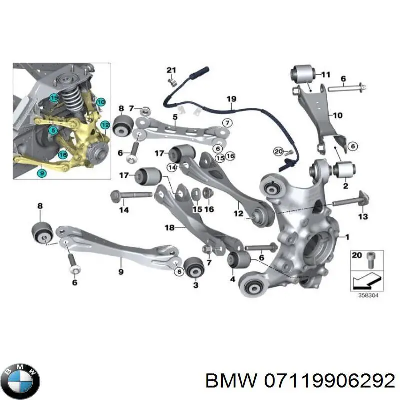  BMW 7119906292 цена, от 5.09 USD
