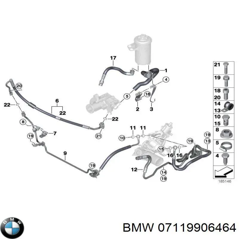 Купить 7119906464 BMW 