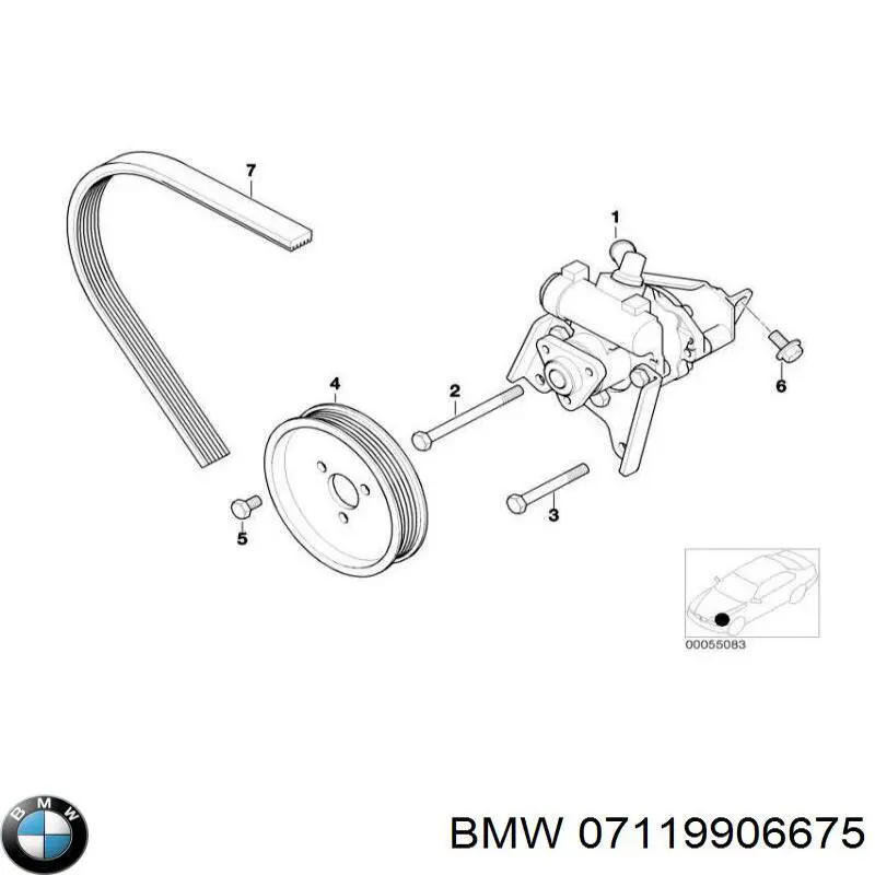 Болт переднего рычага, нижнего BMW 7119906675 цена, от 4.47 USD