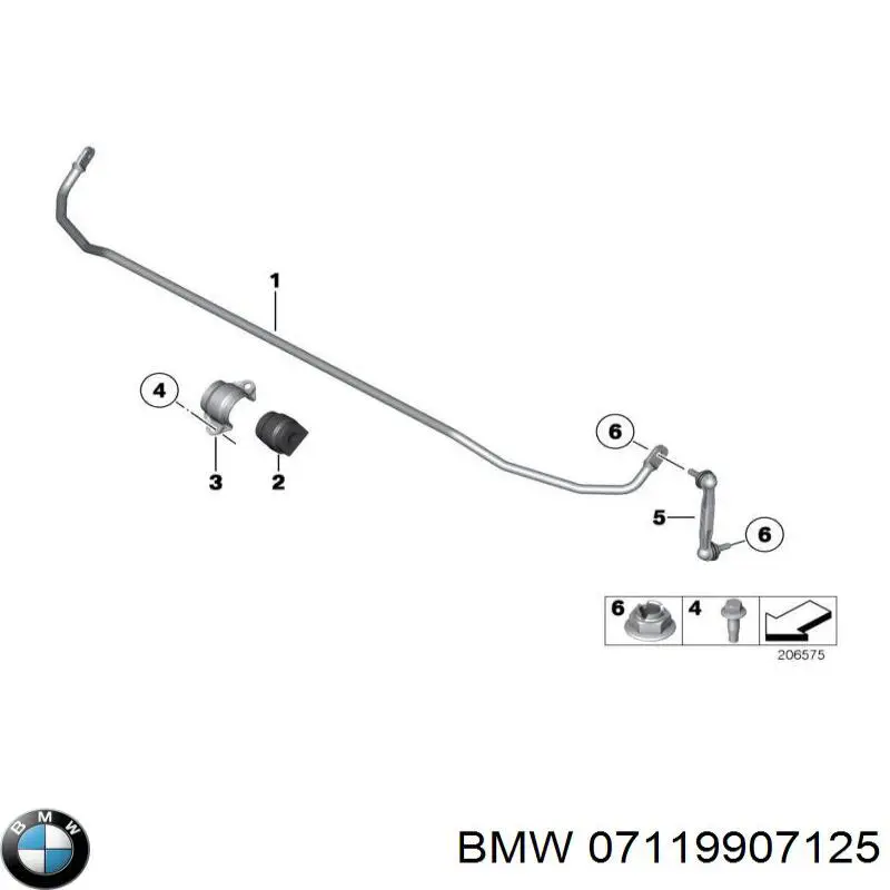 Подшипник задней ступицы 7119907125 BMW