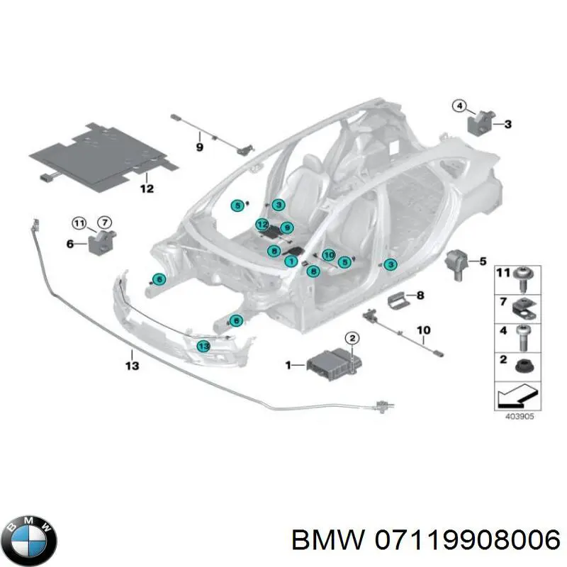 Купить 07119908006 BMW 
