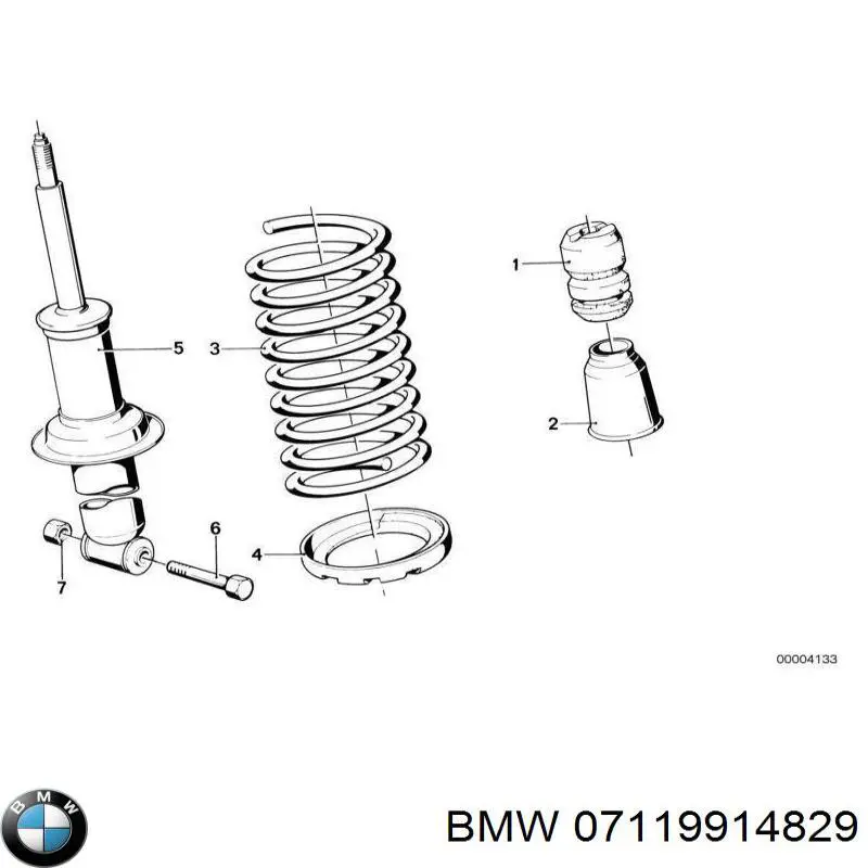 Купить 7119914829 BMW Болт переднего рычага