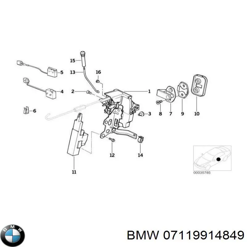 Купить 07119914849 BMW 