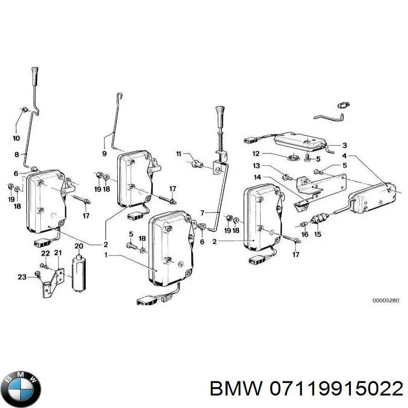 Болт переднего рычага, нижнего BMW 07119915022 цена, от 1.88 USD