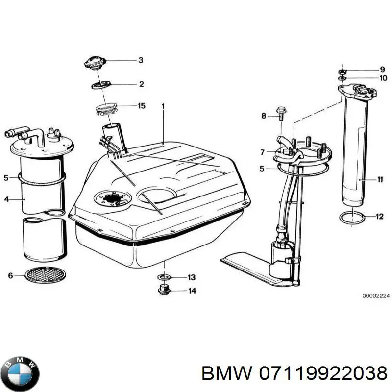 Гайка крепления приемной трубы глушителя (штанов) BMW 07119905729 цена, от 0.14 USD