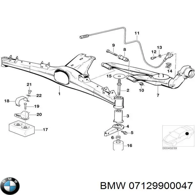  07129900047 BMW