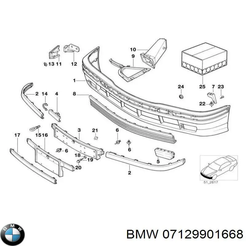 07129901668 BMW 