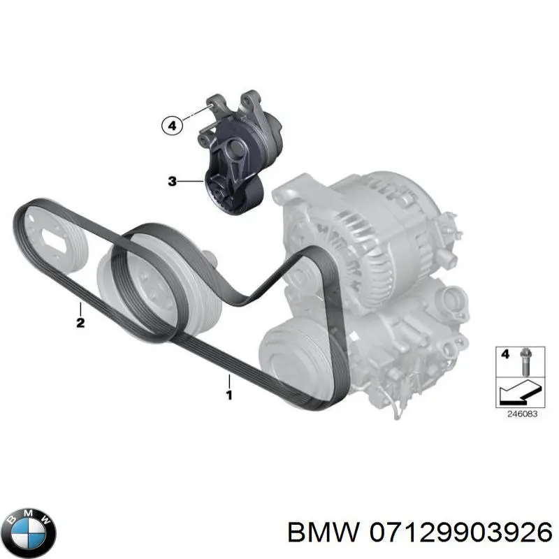 Купить 7129903926 BMW Болт выхлопной системы (глушителя)