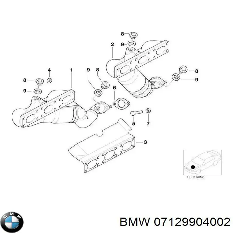  BMW 07129904002 цена, от 0.43 USD