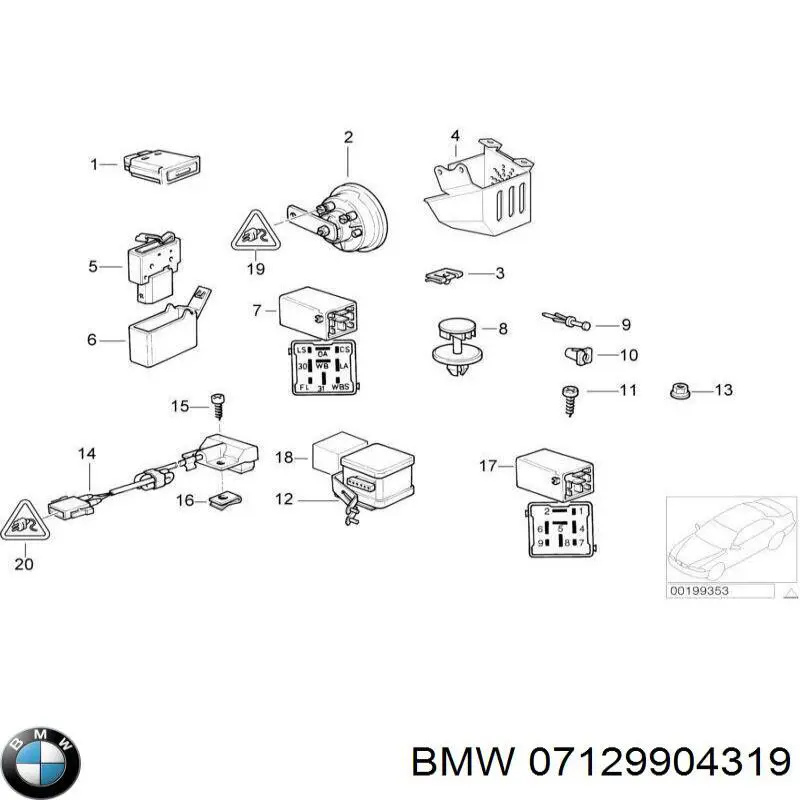  BMW 07129904319 цена, от 0.52 USD