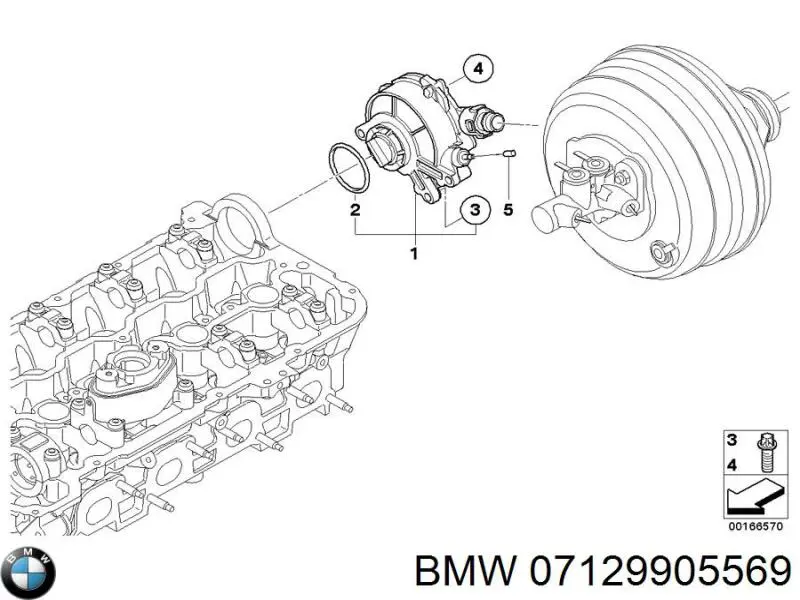Купить 07129905569 BMW Болт ГБЦ