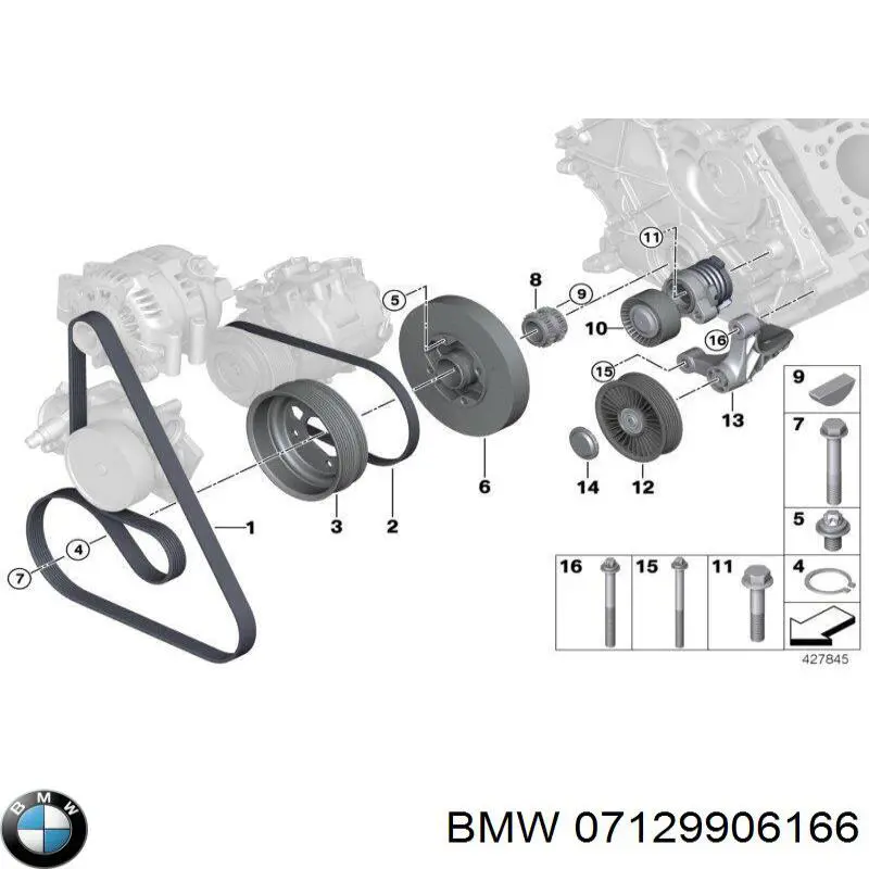 07129906166 BMW 