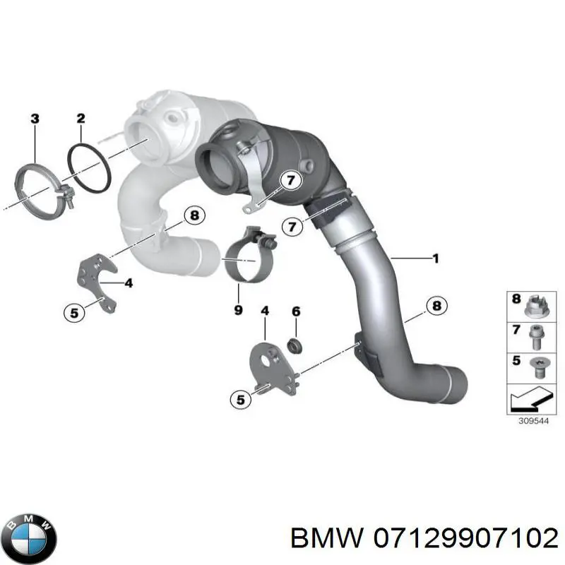 Купить 07129905048 BMW Подшипник задней ступицы