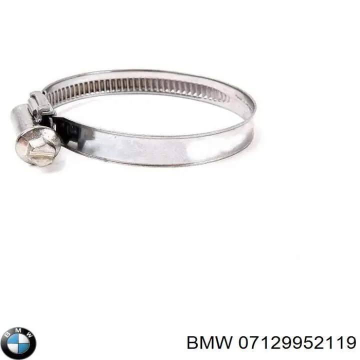 Хомут стяжной металлический, универсальный 07129952119 BMW