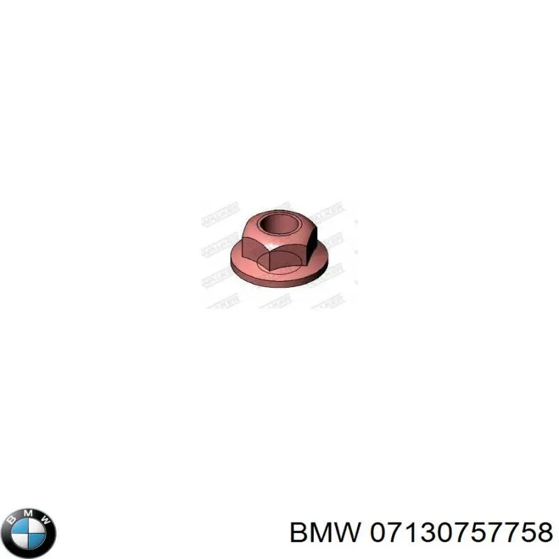 Купить 07130757758 BMW Гайка крепления приемной трубы глушителя (штанов)