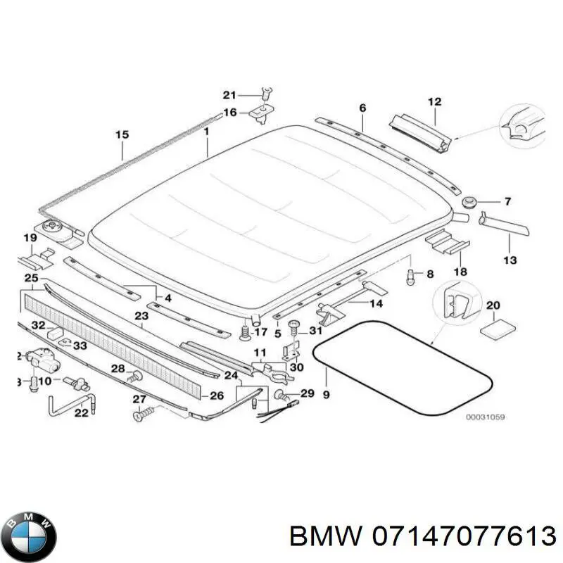Болт ГБЦ 07147077613 BMW