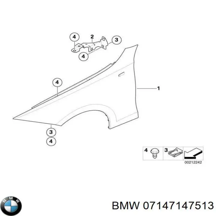 Болт переднего рычага, нижнего BMW 7147147513 цена, от 1.27 USD