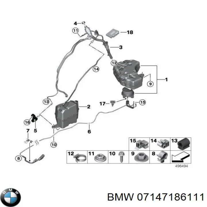 Купить 07147186111 BMW 
