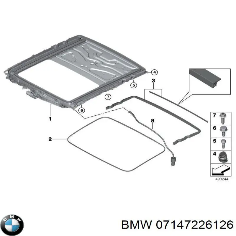 Болт ГБЦ 7147226126 BMW