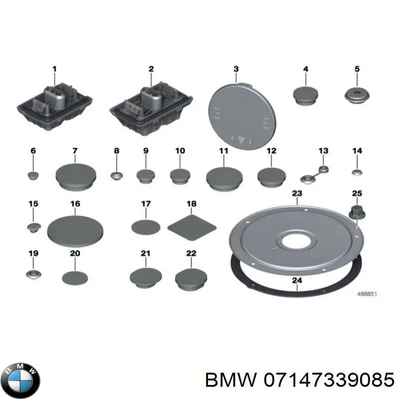Ремкомплект главного тормозного цилиндра BMW 07147339085