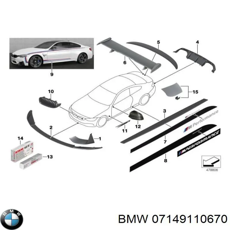  BMW 07149110670 цена, от 1.19 USD