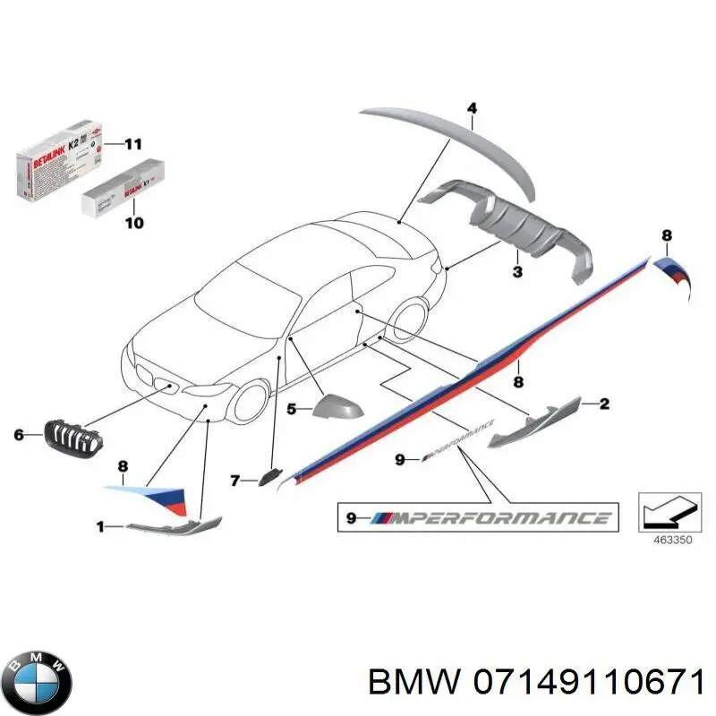 Болт головки блока цилиндров, ГБЦ BMW 07149110671 цена, от 1.64 USD