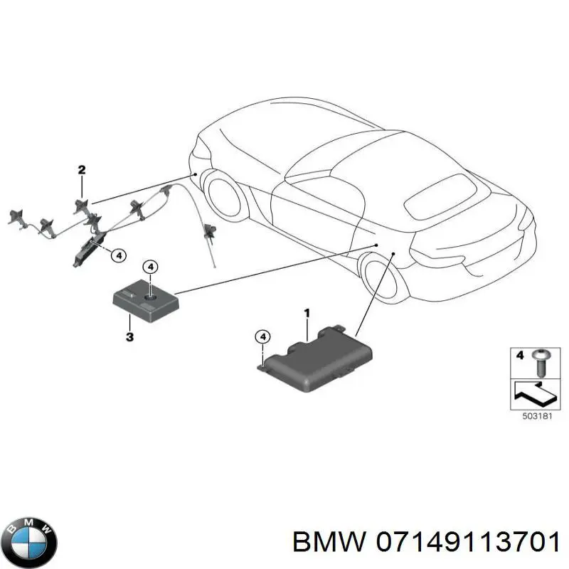  BMW 07149113701 цена, от 1.47 USD