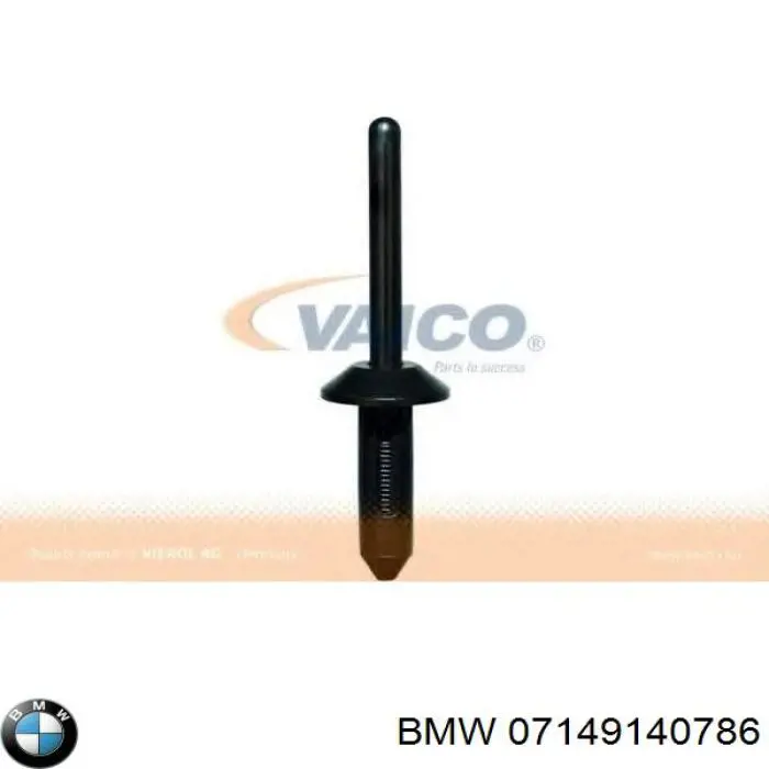 Пистон (клип) крепления подкрылка переднего крыла BMW 07149140786