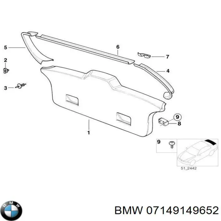  BMW 07149149652 цена, от 0.69 USD
