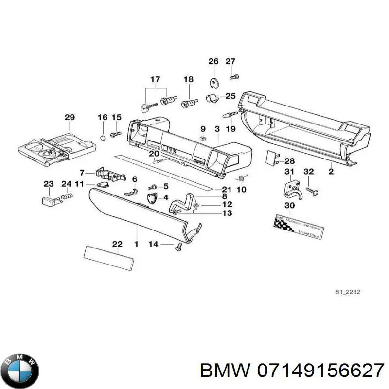  BMW 07149156627 цена, от 0.42 USD