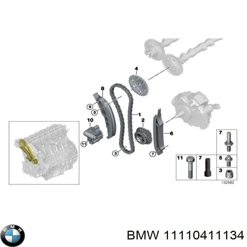 Блок двигателя BMW 11110411134 цена, от 50.68 USD